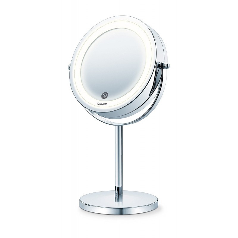 Dvipusis kosmetinis veidrodis Beurer BS55 su apšvietimu ir stovu (BS 55)
