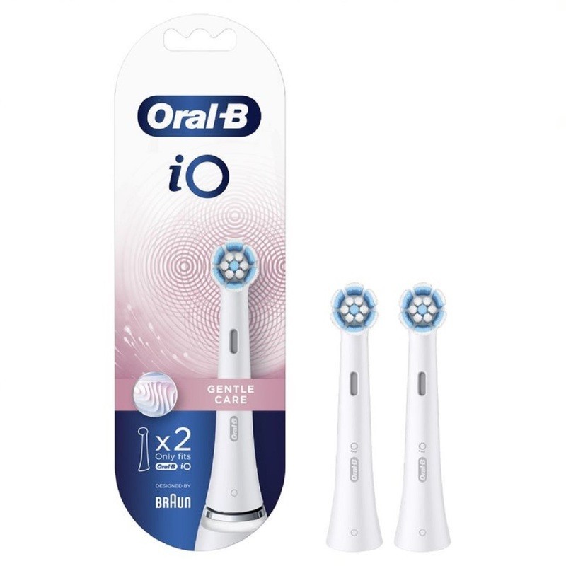 2vnt Braun OralB IO baltų dantų šepetėlių keičiamų galvučių