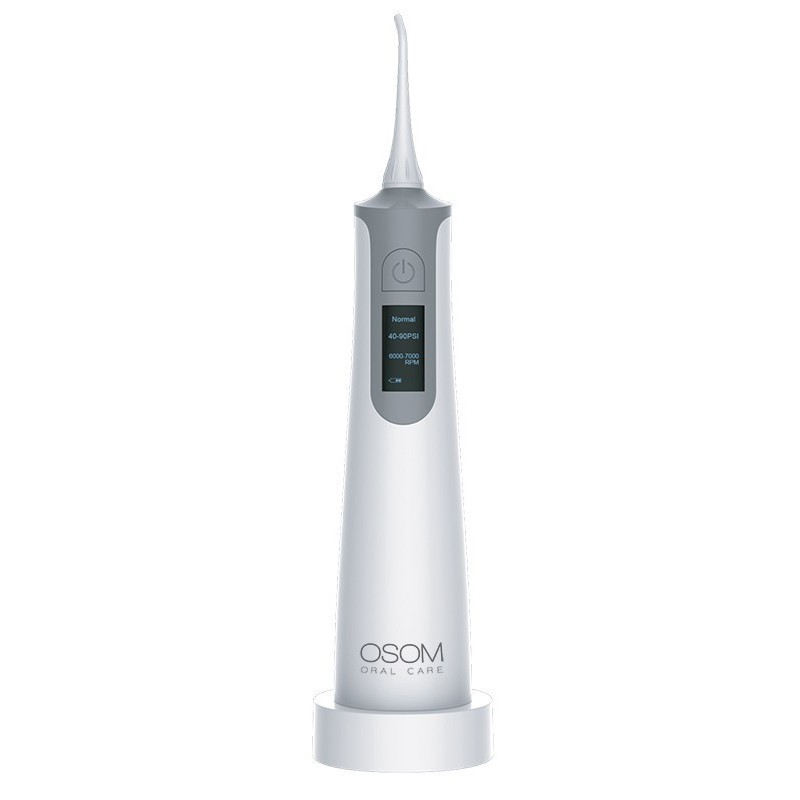 Burnos irigatorius OSOM Oral Care Silver OSOMORALWF128SILV sidabrinė spalva Burnos irigatorius OSOM Oral Care Silver OSOMORALWF128SILV sidabrinė spalva